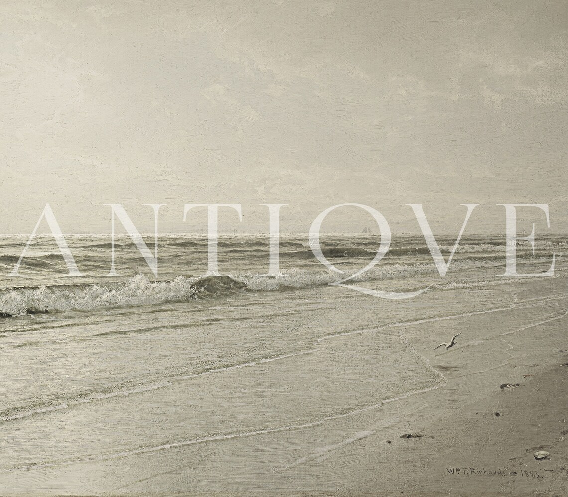 Vintage Coastal Print, Antique Sea Art Print - Image 3