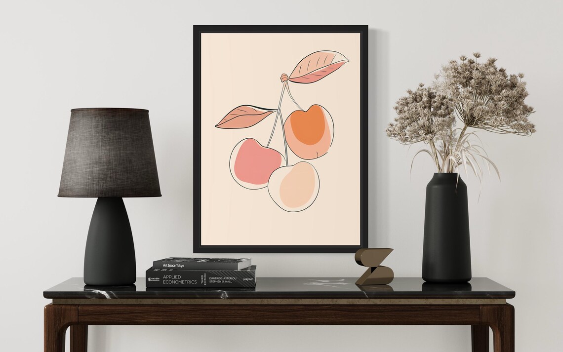 Cherry Food Art Print - Image 3
