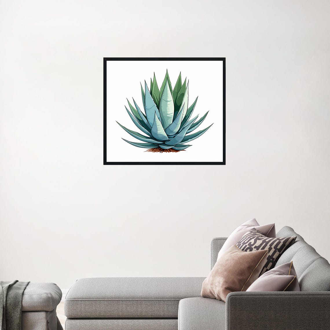 Agave Plants Art Print, Botanical Decor - Image 3