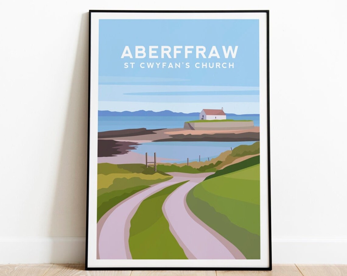 Aberffraw, Anglesey North Wales Travel Poster