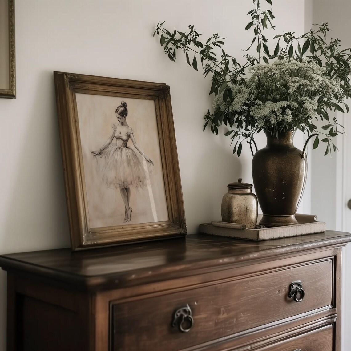 Ballerina Vintage Ballet Sketch Art Print - Image 5