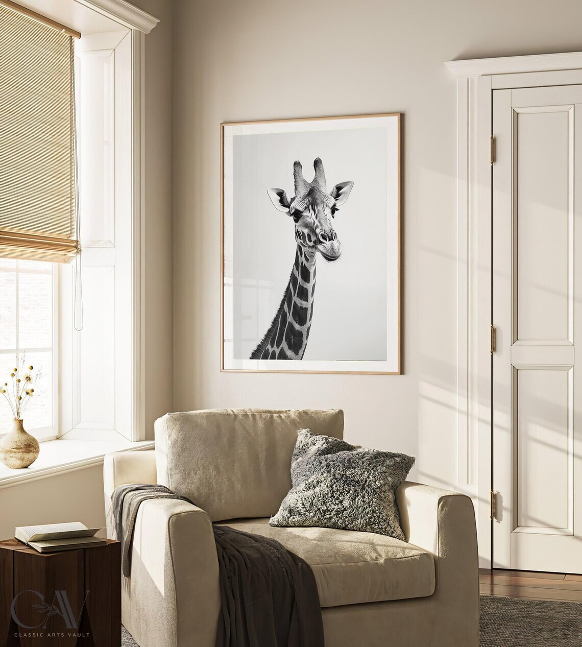 Giraffe Fashion Magazine Inspired Poster Print - Image 3