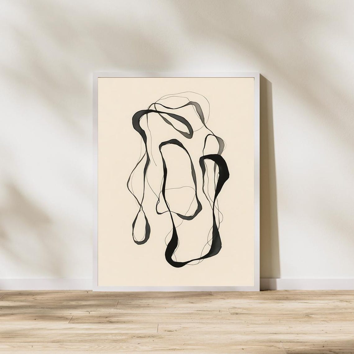 Wabi Sabi Abstract Japanese Ink Wall Art