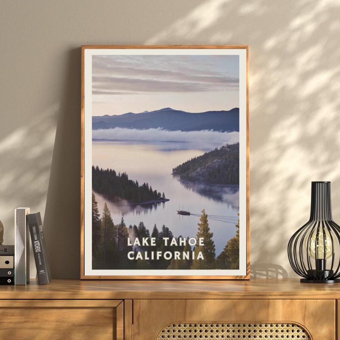Lake Tahoe California, Sierra Nevada Landscape Art Print - Image 3