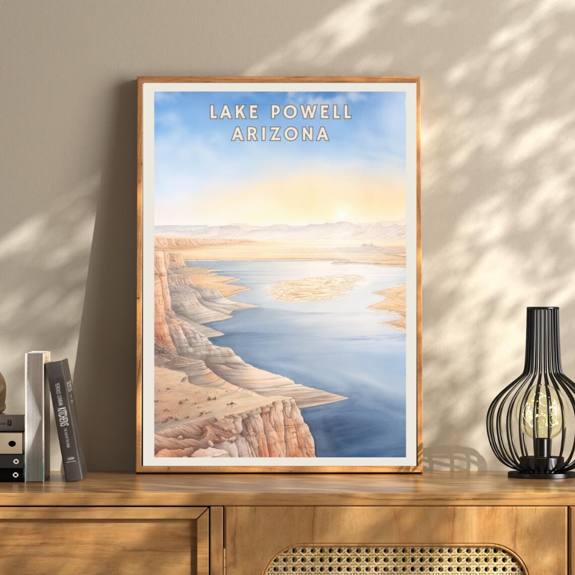 Lake Powell Arizona, Desert Lake Art Print - Image 3