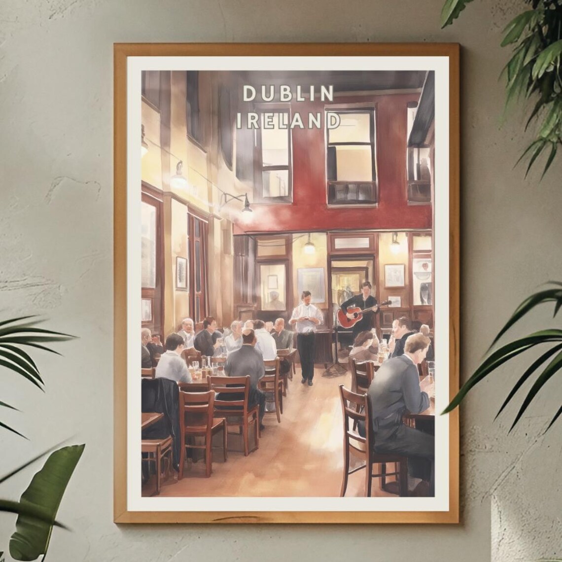Dublin Ireland Poster, Traditional Irish Pub - Image 3