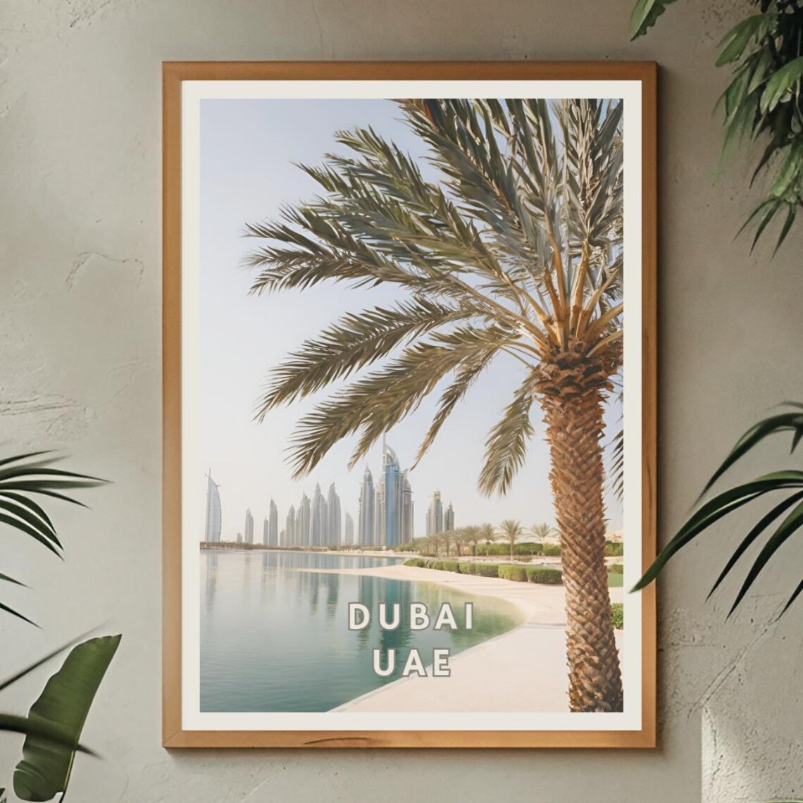 Dubai Uae Luxury City Art Print, Travel Poster - Image 2
