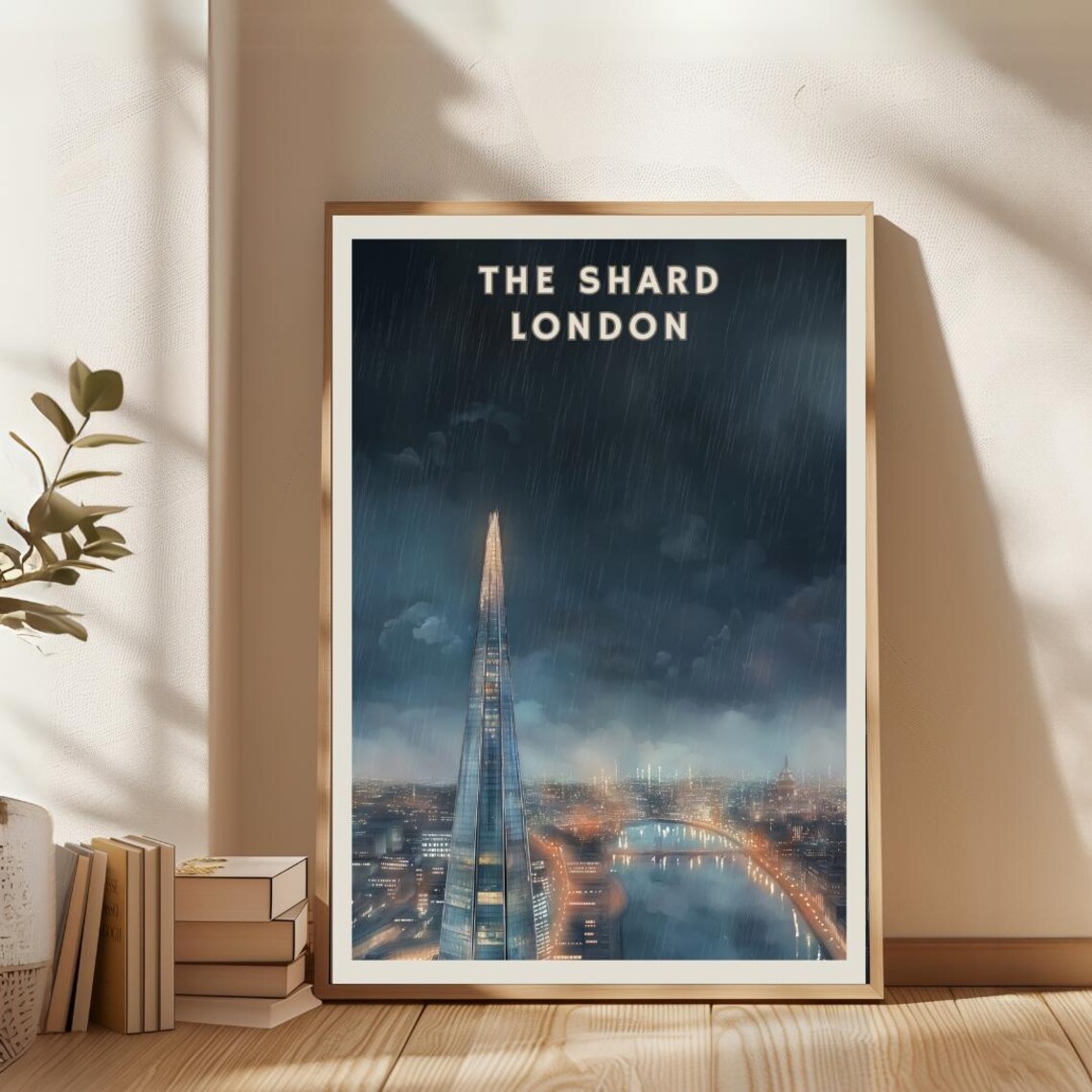 The Shard London, Modern City Skyline Art Print - Image 2