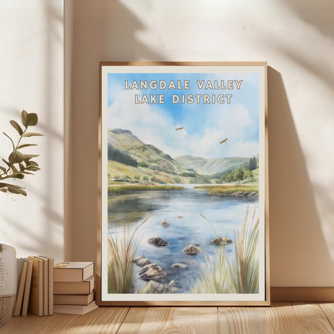 Langdale Valley, Lake District Travel Poster - Image 2
