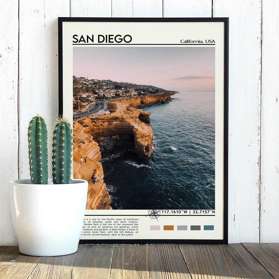 San Diego Print San Diego Art San Diego Poster San Diego Photo San Diego Poster Print San Diego Painting California Travel Poster - Image 3