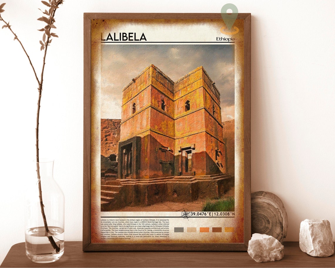 Lalibela Print Lalibela Poster Lalibela Wall Art Lalibela Travel Lalibela Art Print Lalibela Artwork Lalibela Photo Ethiopia Print - Image 6