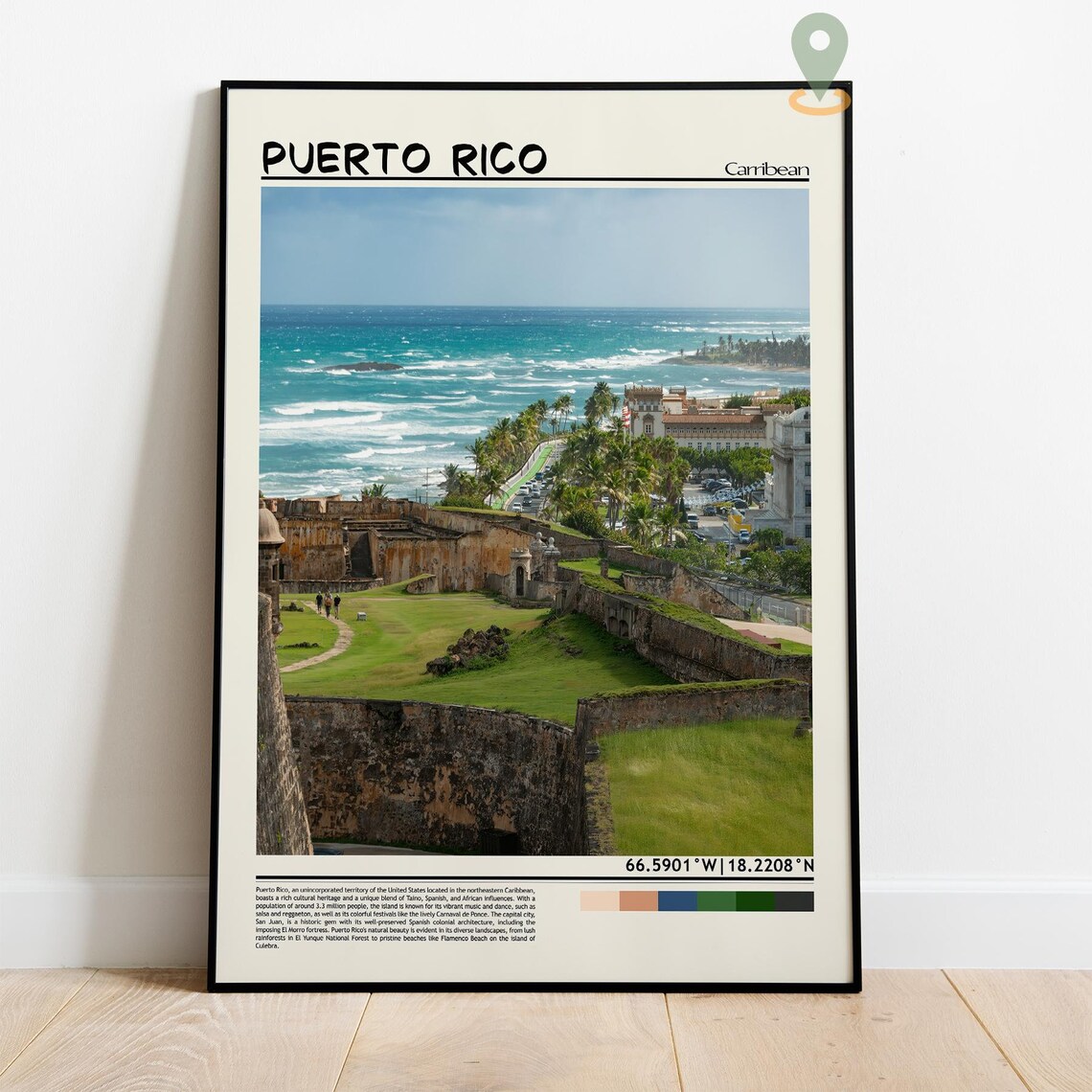 Puerto Rico Caribbean El Morro Fortress Old San Juan Photo Poster - Image 4