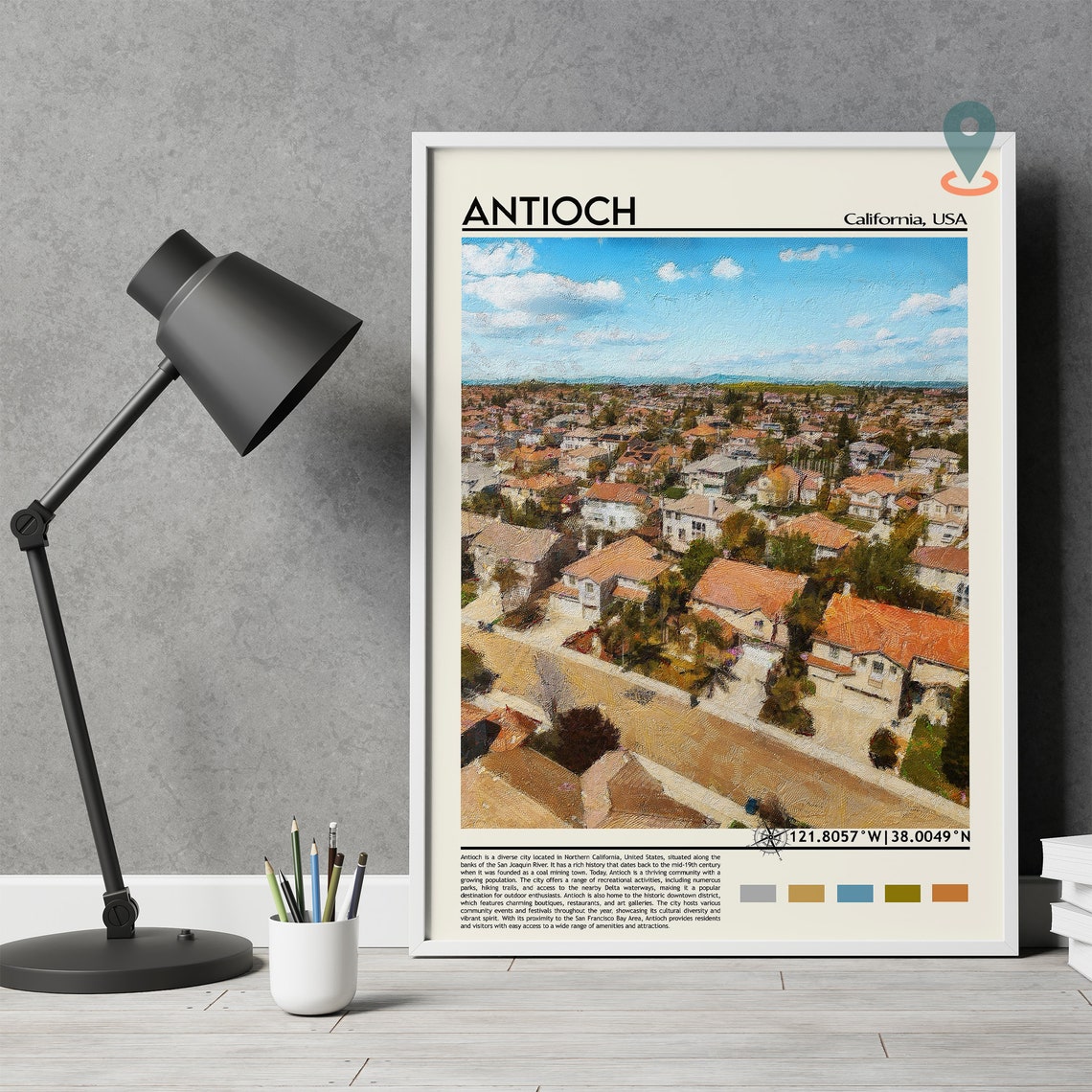 Antioch Print Antioch Poster Antioch Wall Art Antioch Travel Antioch Art Print Antioch Artwork Antioch Photo Antioch California Print - Image 5