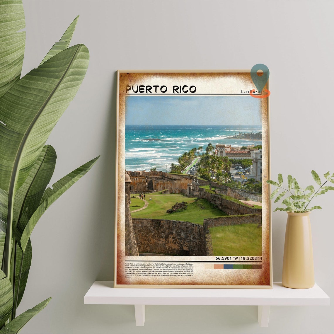 Puerto Rico Print Puerto Rico Wall Art Puerto Rico Poster Puerto Rico Photo Puerto Rico Poster Print Puerto Rico Art San Juan Poster - Image 5