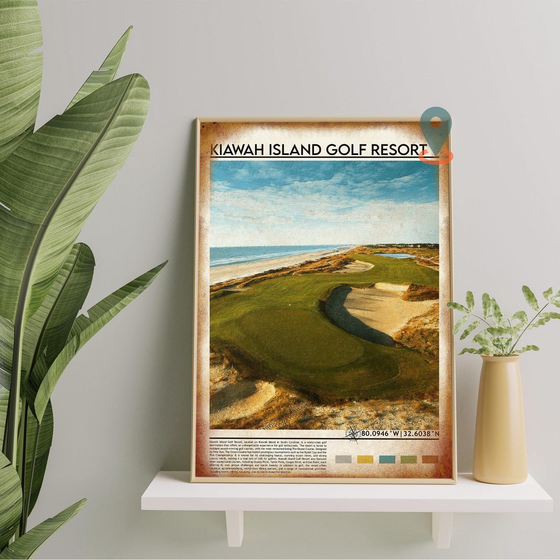 Kiawah Island Print Kiawah Island Poster Kiawah Island Wall Art Kiawah Island Travel Kiawah Island Art Print Kiawah Island Artwork - Image 2