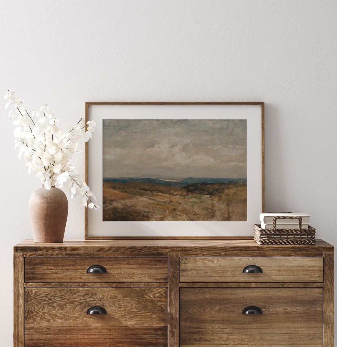 Blue Ridge Mountains Vintage Landscape Art Print - Image 3