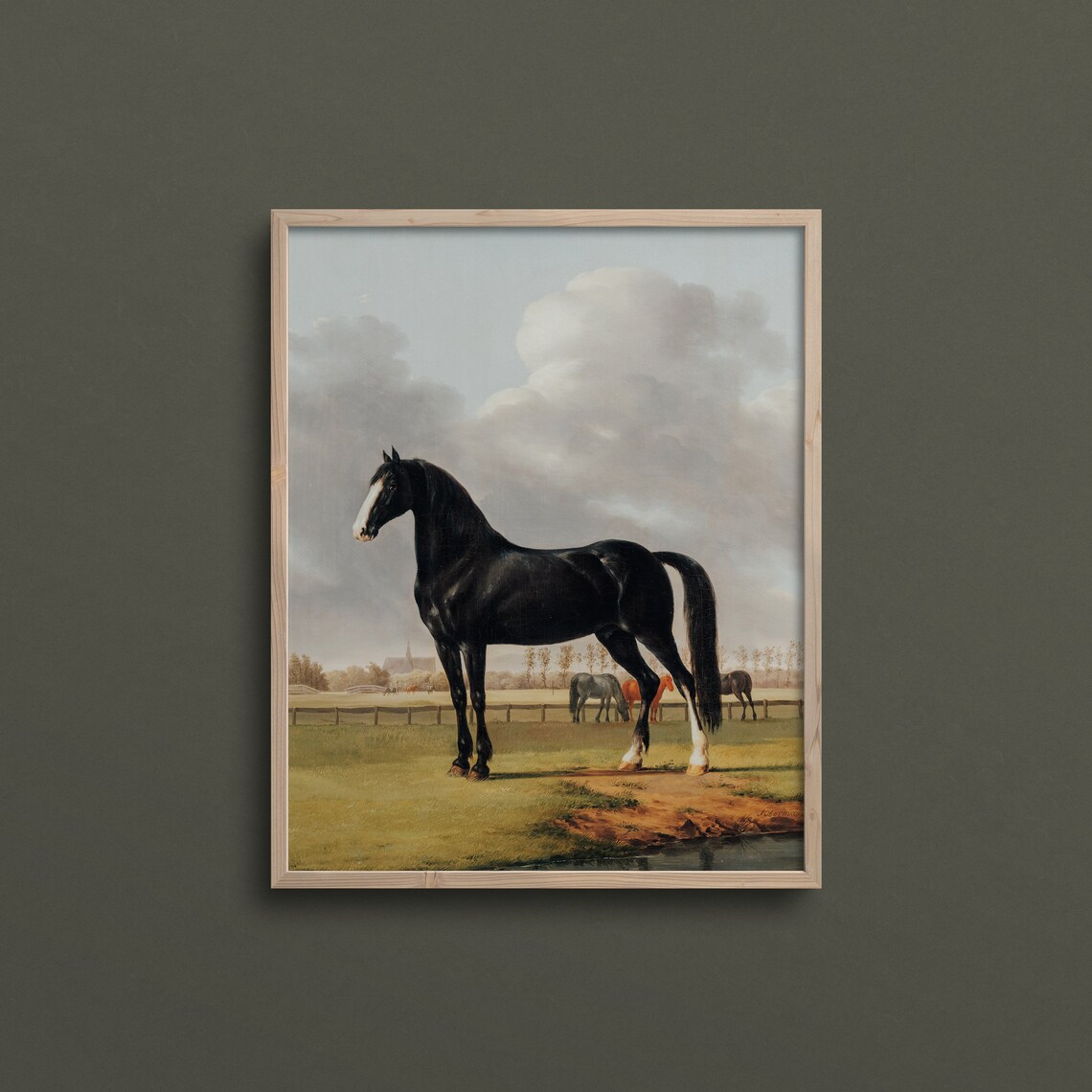 Pretty Boy Horse, French Provincial Vintage Art Print - Image 3