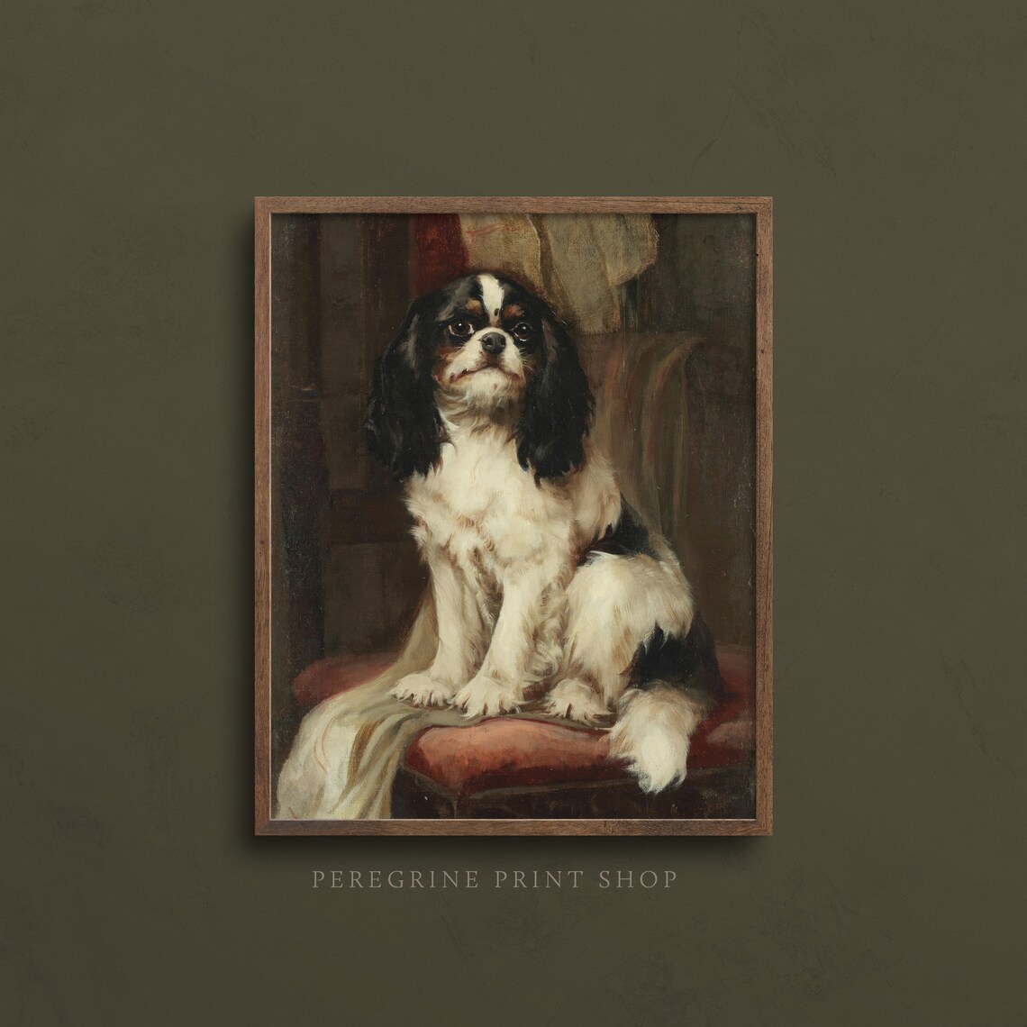 King Charles Cavalier French Provincial Art Print - Image 3