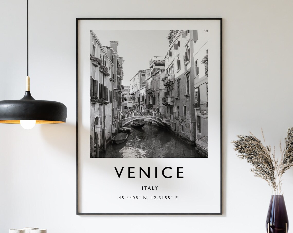 Venice Travel Print Italy Photographic Poster