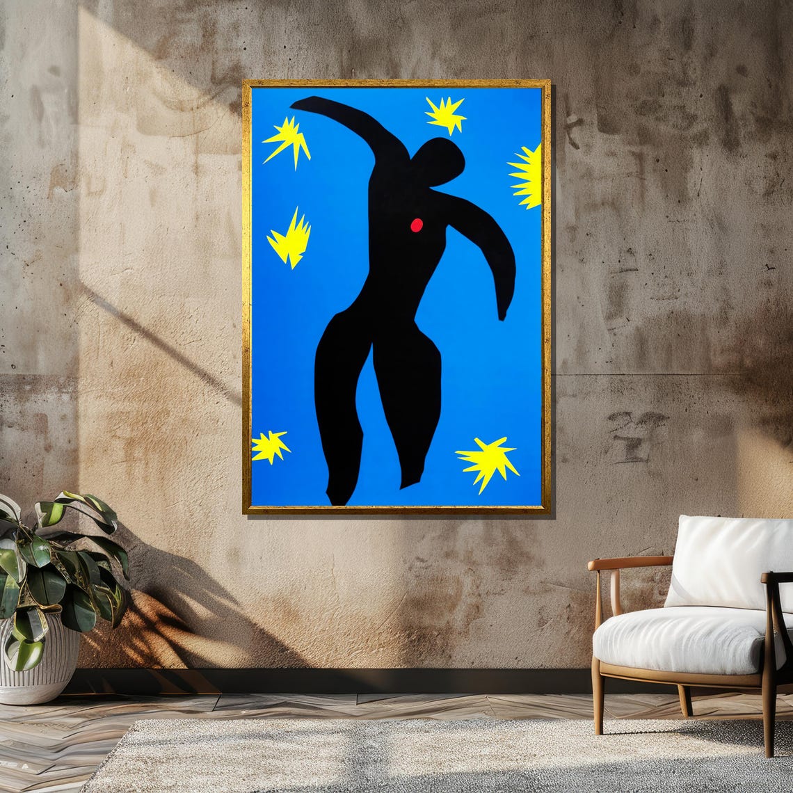 Henri Matisse Painting Icarus Ready To Hang Modern Art Masterpiece For Living Room Or Office Decor - Image 6