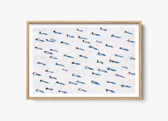 Fine Art Ski Photography Art Print, Winter Adventure