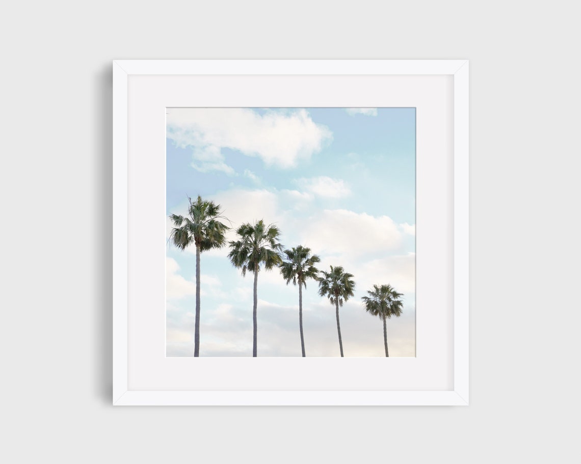 Palm Print, Los Angeles California Landscape Art Print