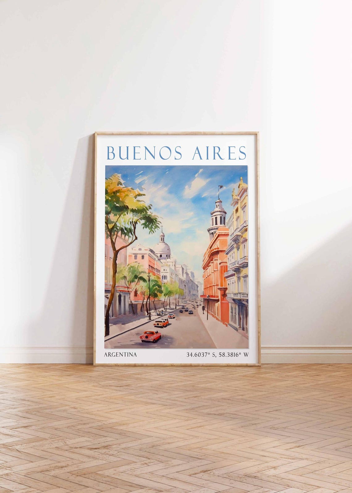 Buenos Aires Travel Poster Argentina Travel Print Argentina Travel Art Travel Poster Colourful Travel Decor Travel Gift - Image 4