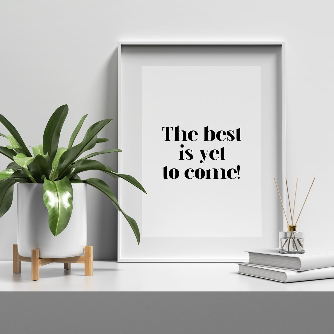The Best Is Yet to Come Optimistic Quote Inspirational Office Print - Image 5