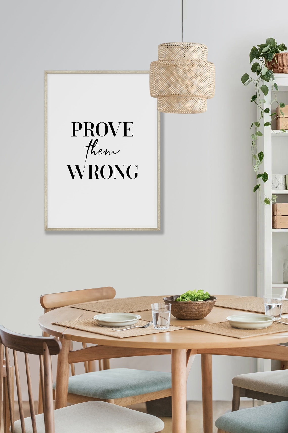 Prove Them Wrong Bold Motivational Inspirational Office Gym Poster - Image 5