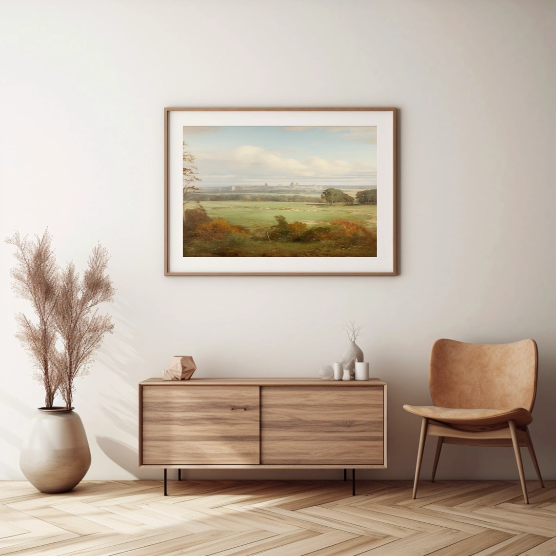Vintage Castle Landscape Art House Decor Print Farmhouse Decor Wall Art - Image 2
