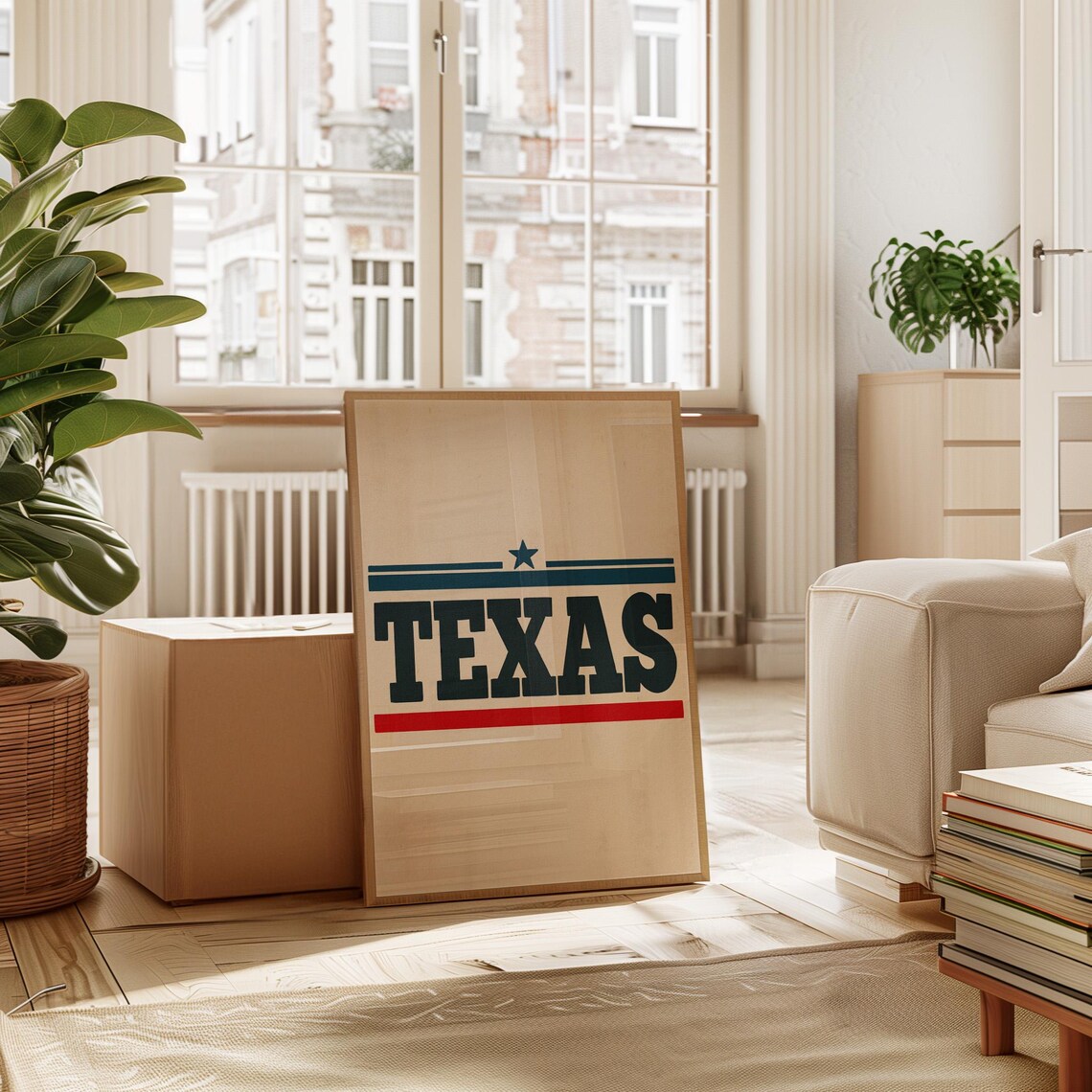 Retro Texas Poster, Texas Home Decor - Image 4