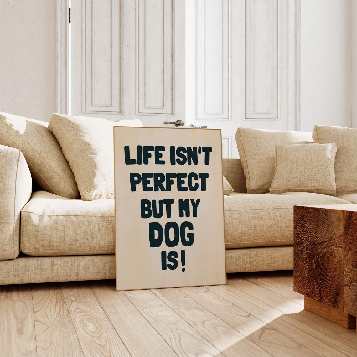 Funny Dog Poster, Funky Dog Quote - Image 2
