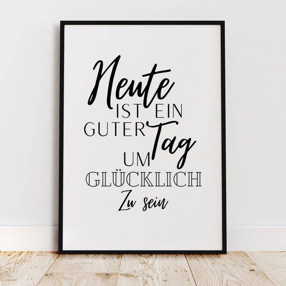 Today Is A Good Day To Be Happy Spring Poster