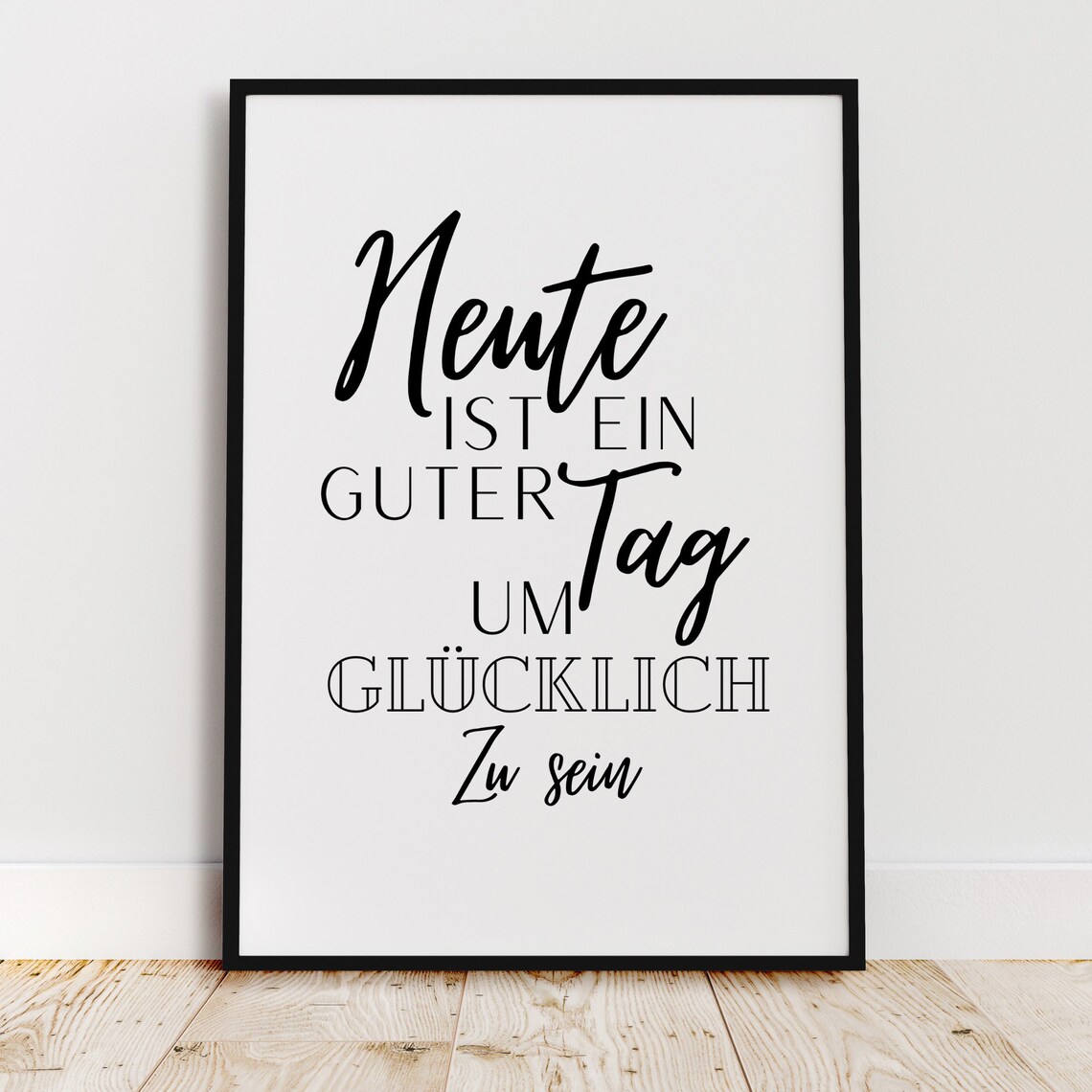 Today Is A Good Day To Be Happy Spring Poster