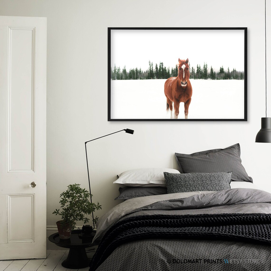 Horse Print, Scandinavian Equine Photography Art - Image 3