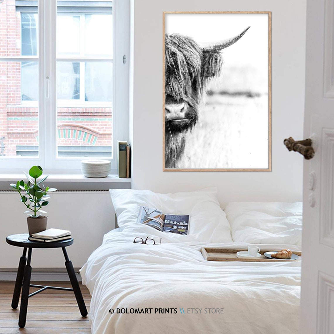 Cow Rustic Home Decor Poster Print - Image 4