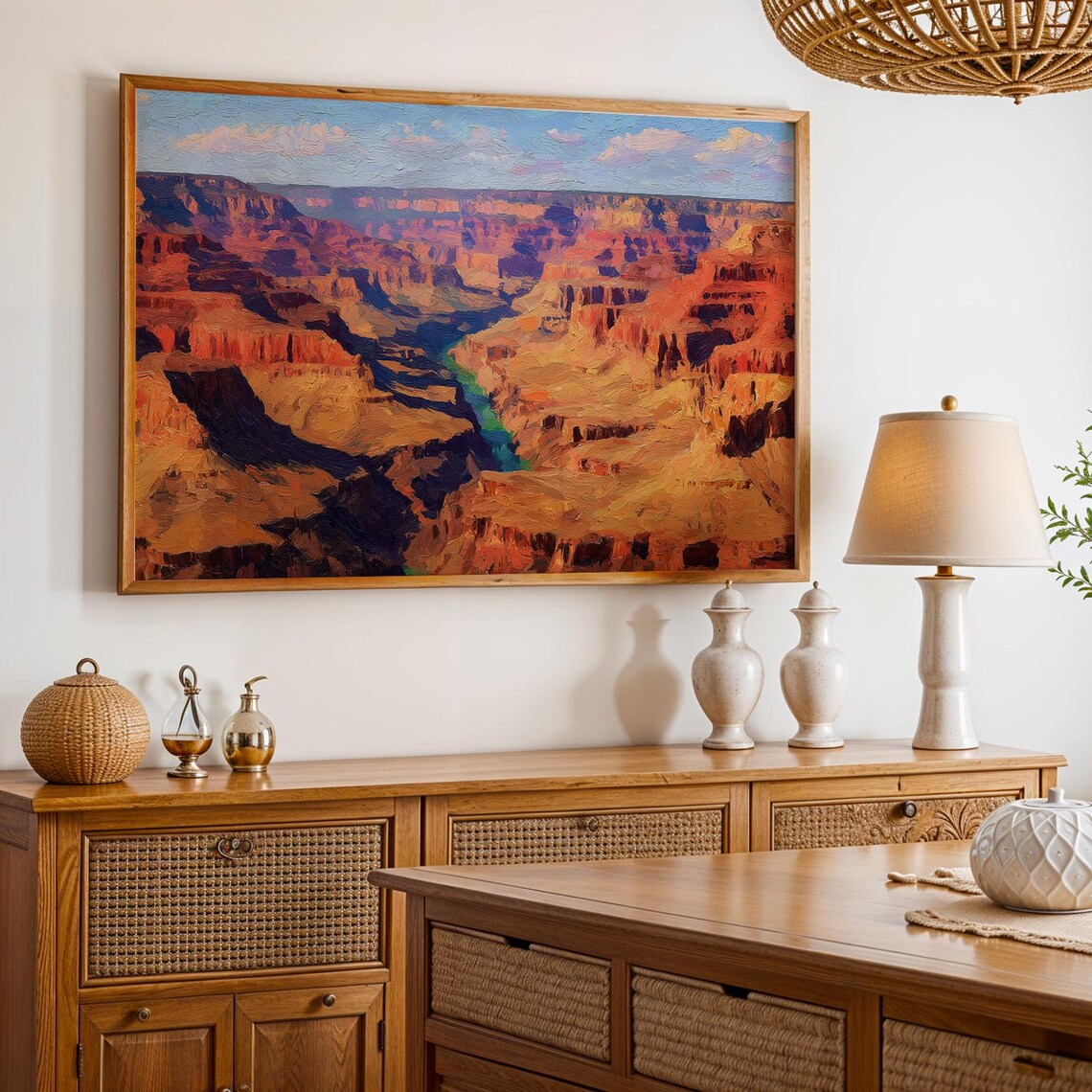 Grand Canyon National Park Poster, Oil Painting