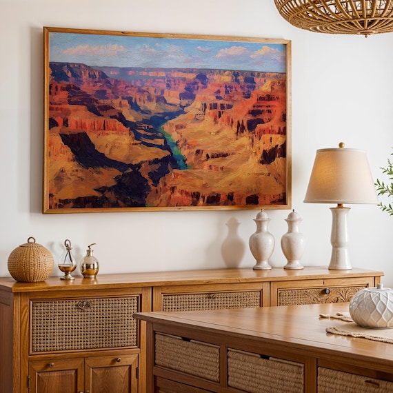Grand Canyon National Park Poster, Oil Painting