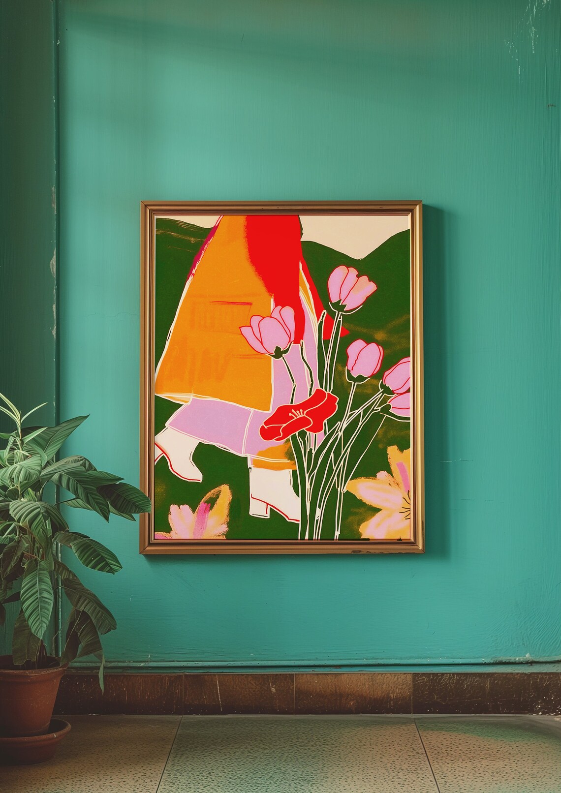Kitsch Aesthetic Vintage 70s Retro Poster Print - Image 3