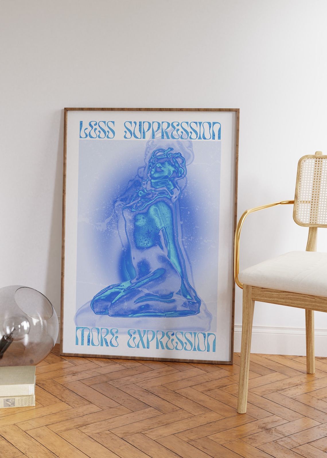 Spiritual Affirmation Gradient Wall Art Print