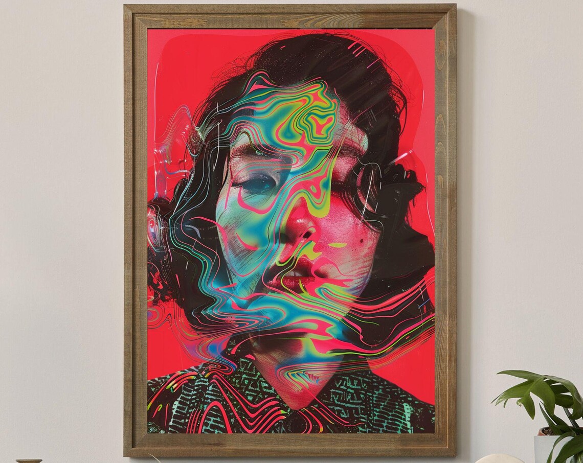 Cellophane No1 Unique Canvas Art Print