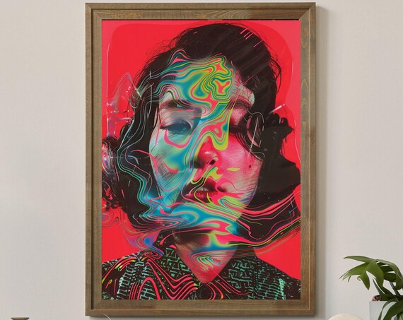 Cellophane No1 Unique Canvas Art Print
