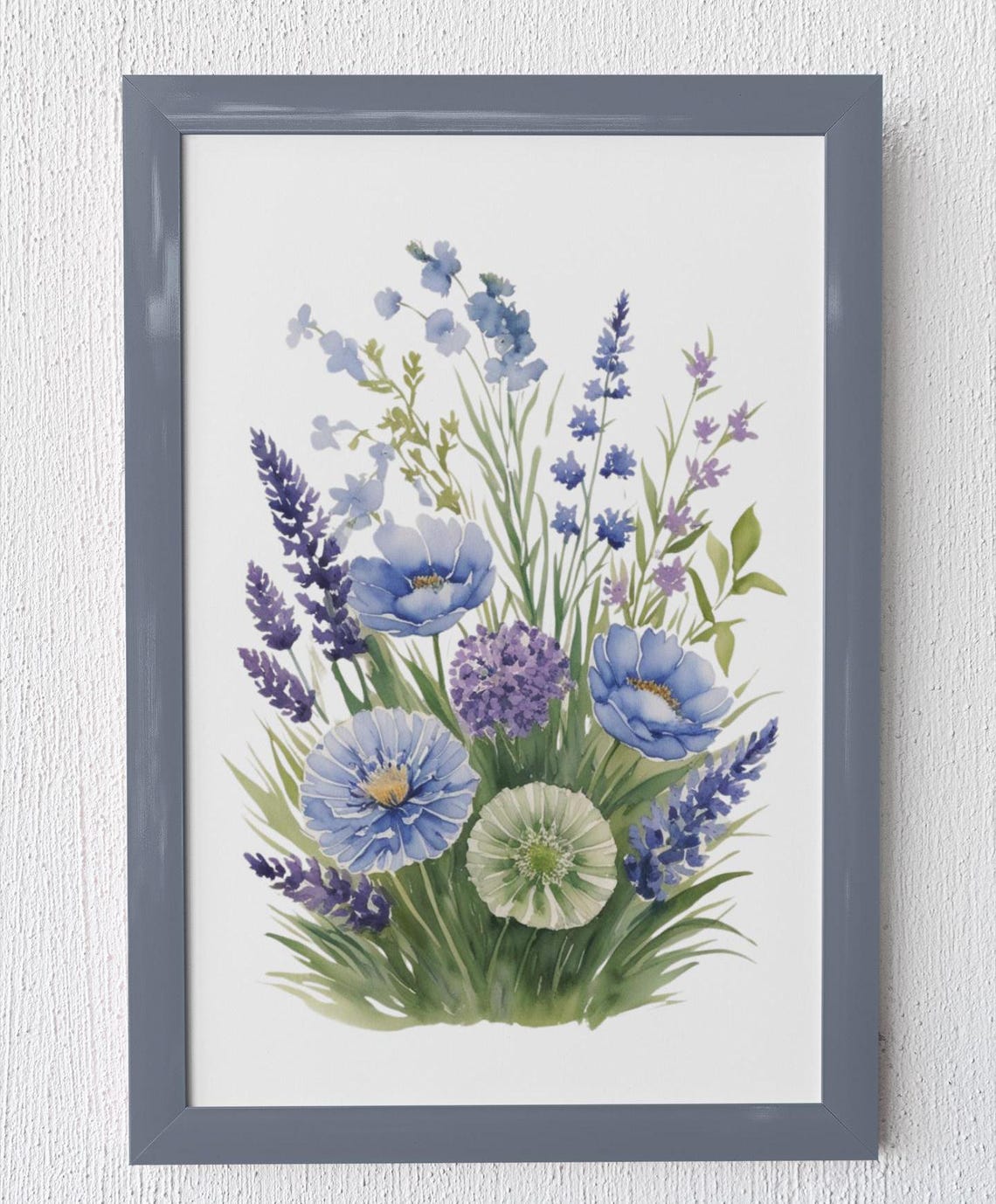 Wildflowers Watercolor Art Print - Image 2