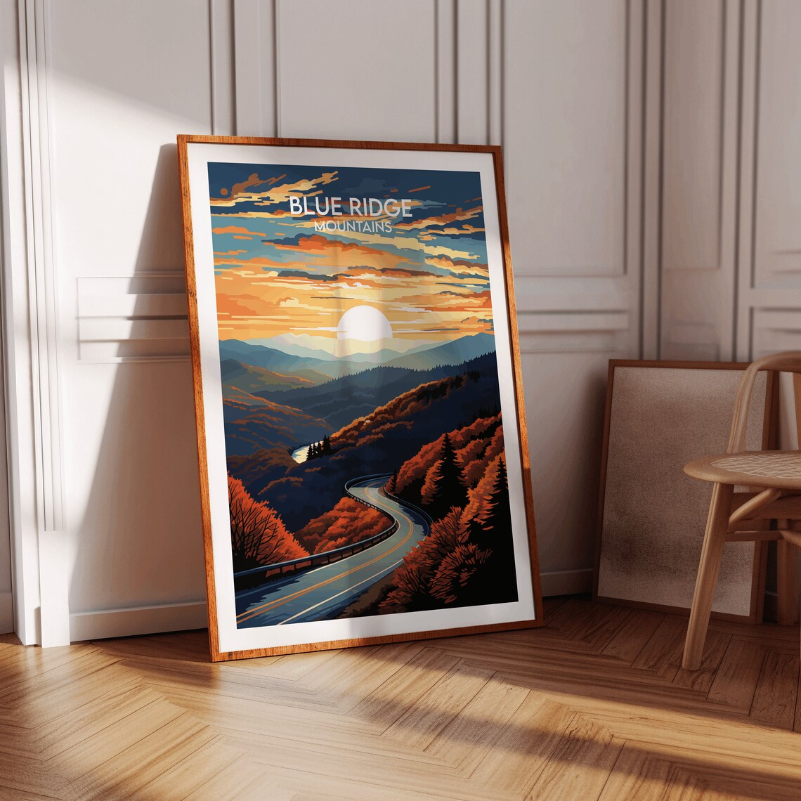 Blue Ridge Mountains Custom Wedding Art Print - Image 2