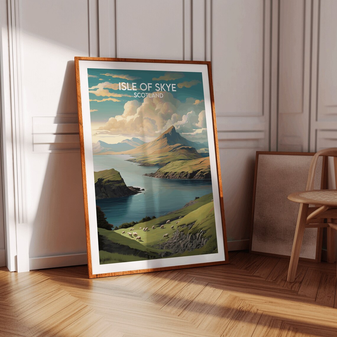 Isle of Skye Travel Poster, Scotland Custom Personalised - Image 2
