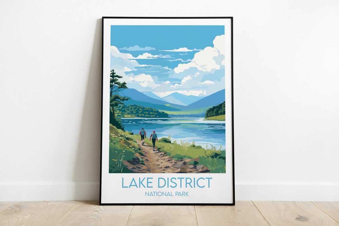 Lake District National Park Wedding Gift Poster