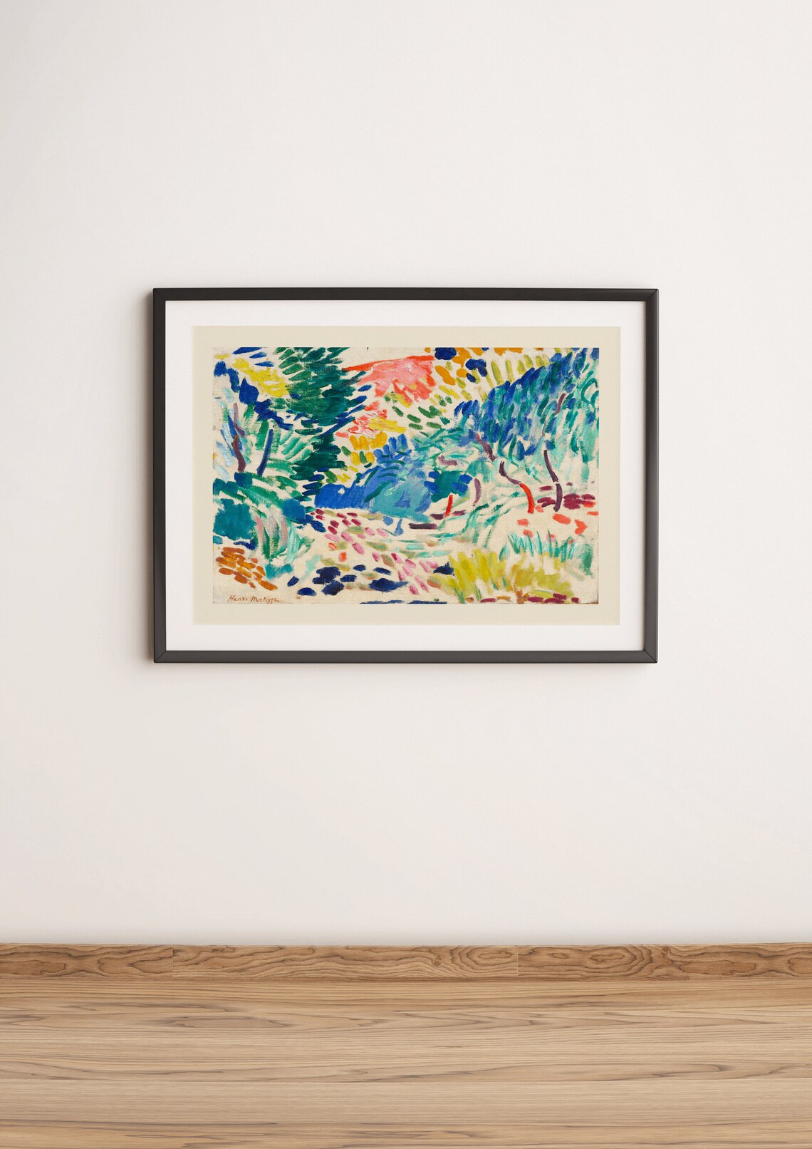Henri Matisse Fauvist Landscape Collioure Bordered Exhibition Poster - Image 3
