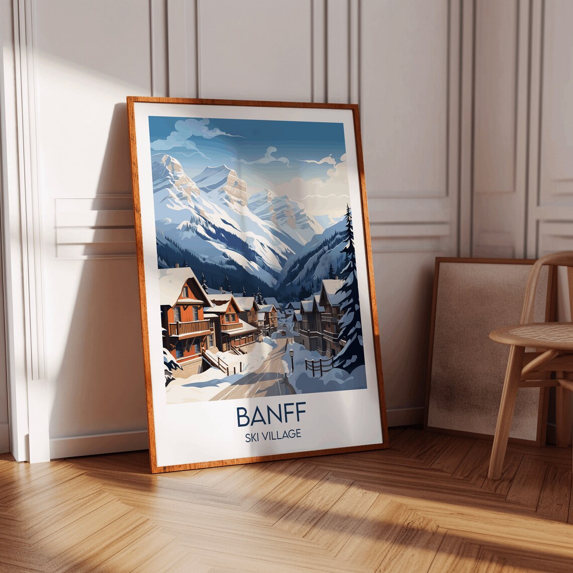 Banff Travel Poster, Custom Personalised Gift - Image 2
