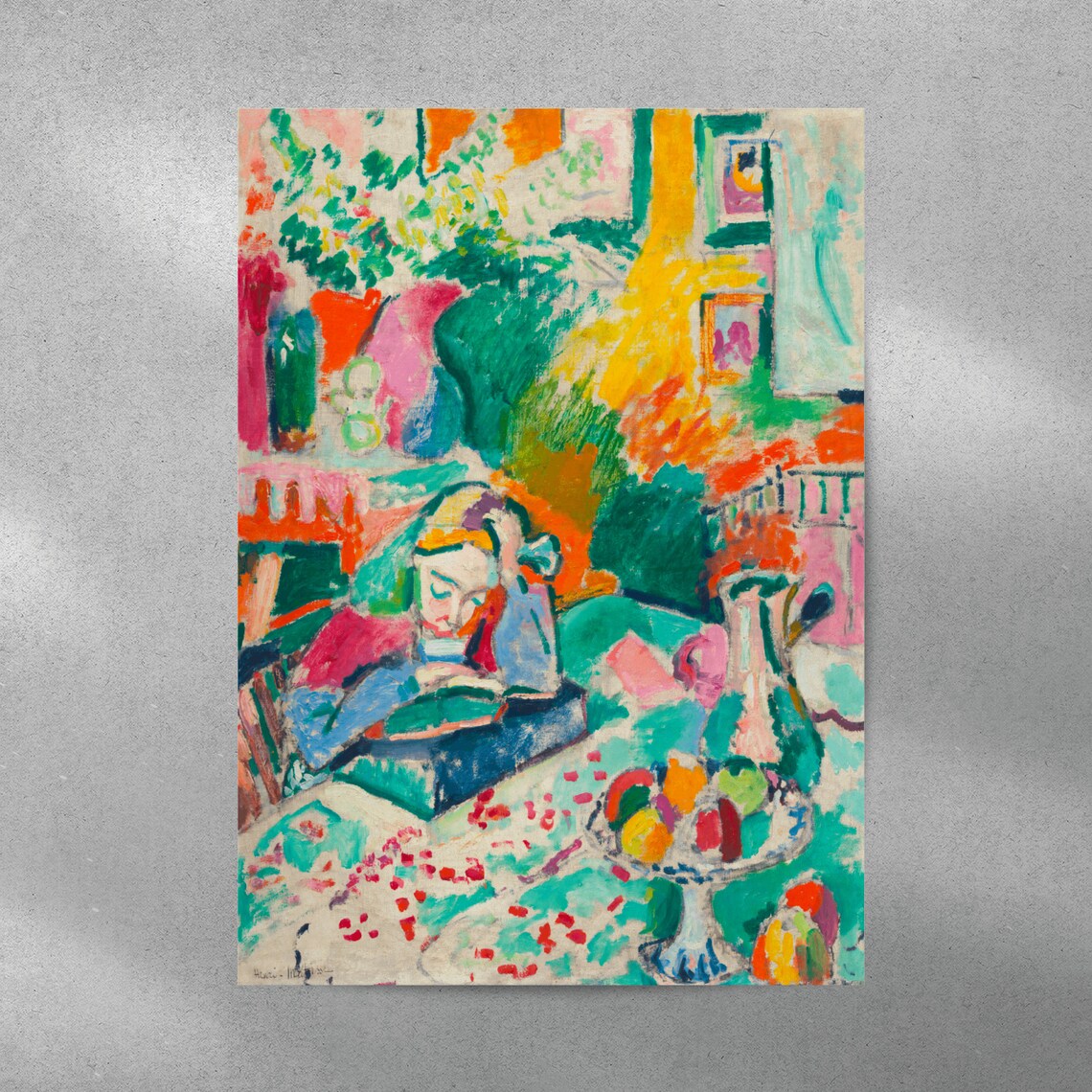 Henri Matisse Interior With Girl Reading Fauvist Masterpiece Poster - Image 5