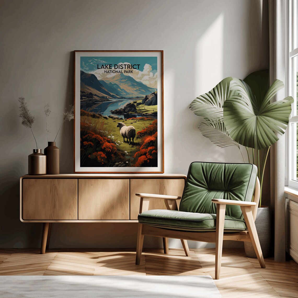 Lake District National Park Custom Travel Poster - Image 2